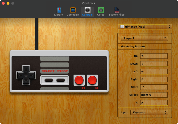 sixtyforce emulator controls